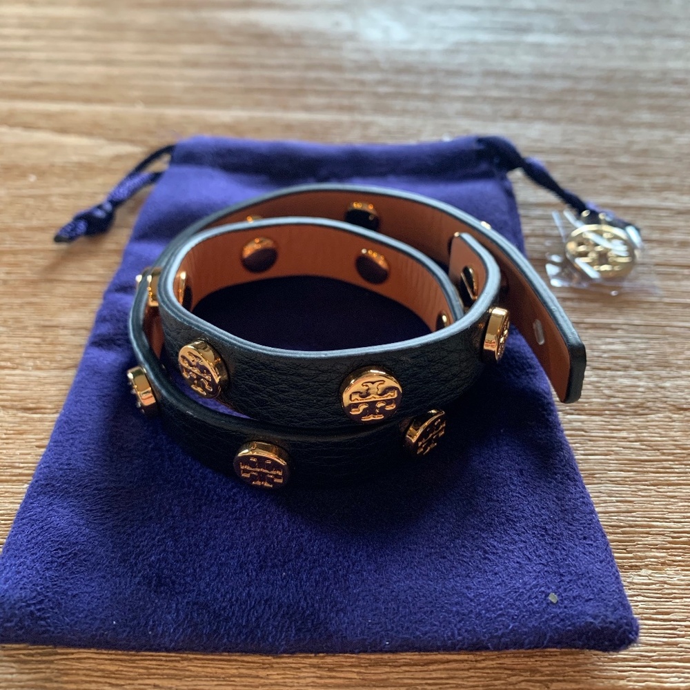 Tory Burch Wrap Leather Bracelet